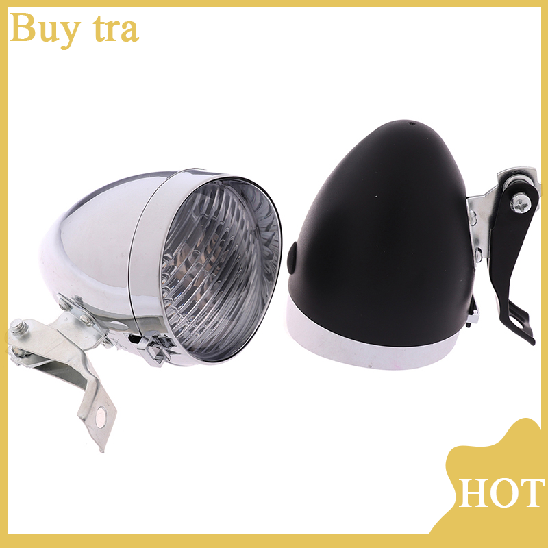 [Buytra] 3 đèn LED phía trước xe đạp cổ điển đèn pha đèn Pin cổ điển