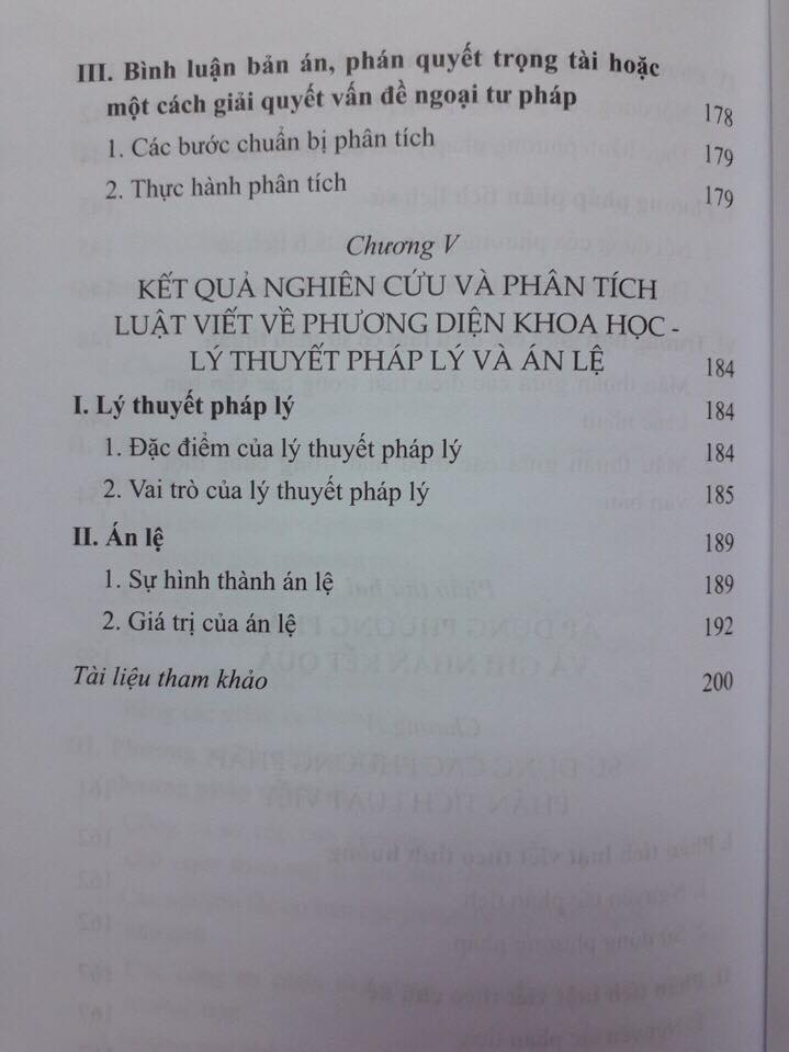 Phương Pháp Phân Tích Luật Viết (Xuất Bản Lần Thứ Ba, Có Sửa Chữa, Bổ Sung)