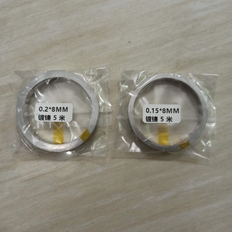 5m kẽm hàn 0.15*8mm, 0.2*8mm, 0.2*10mm