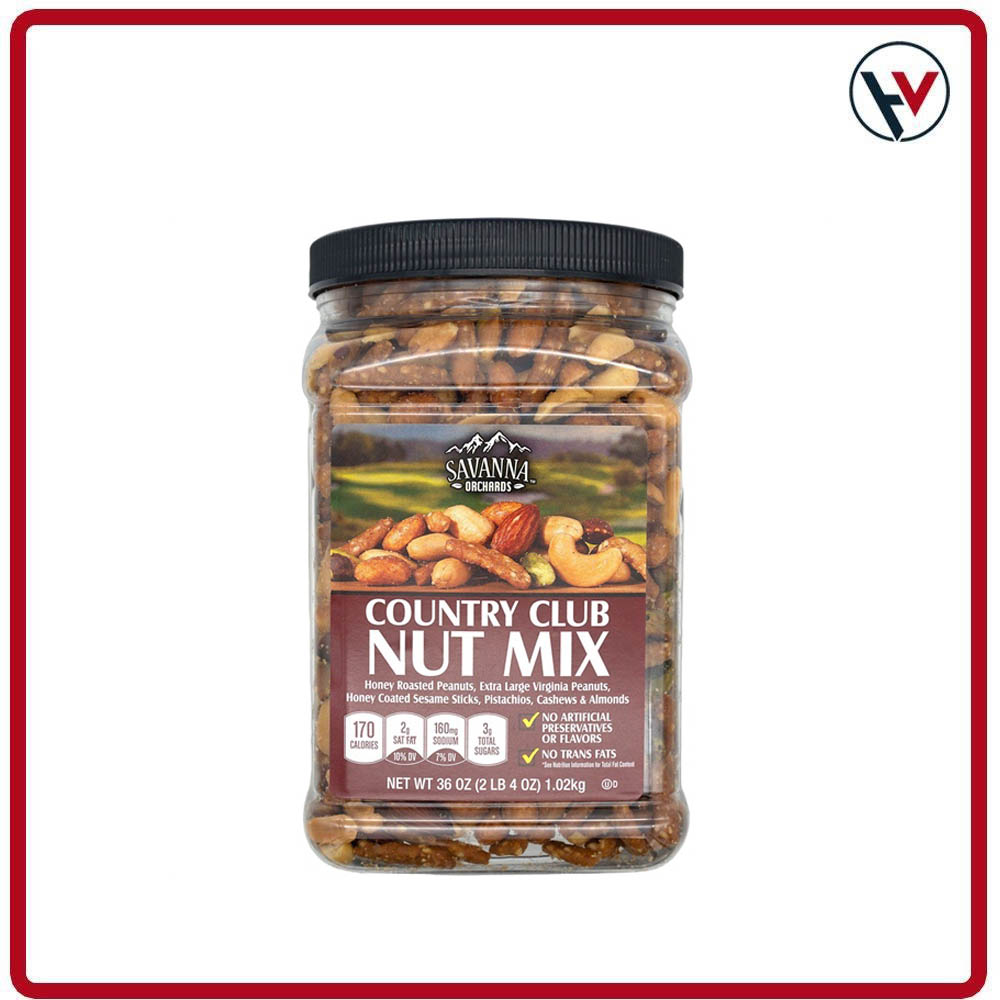 thumbnail image 2 of Savanna Orchards Country Club Nut Mix, 36 Oz - Bengal Seafoods 2 of 11