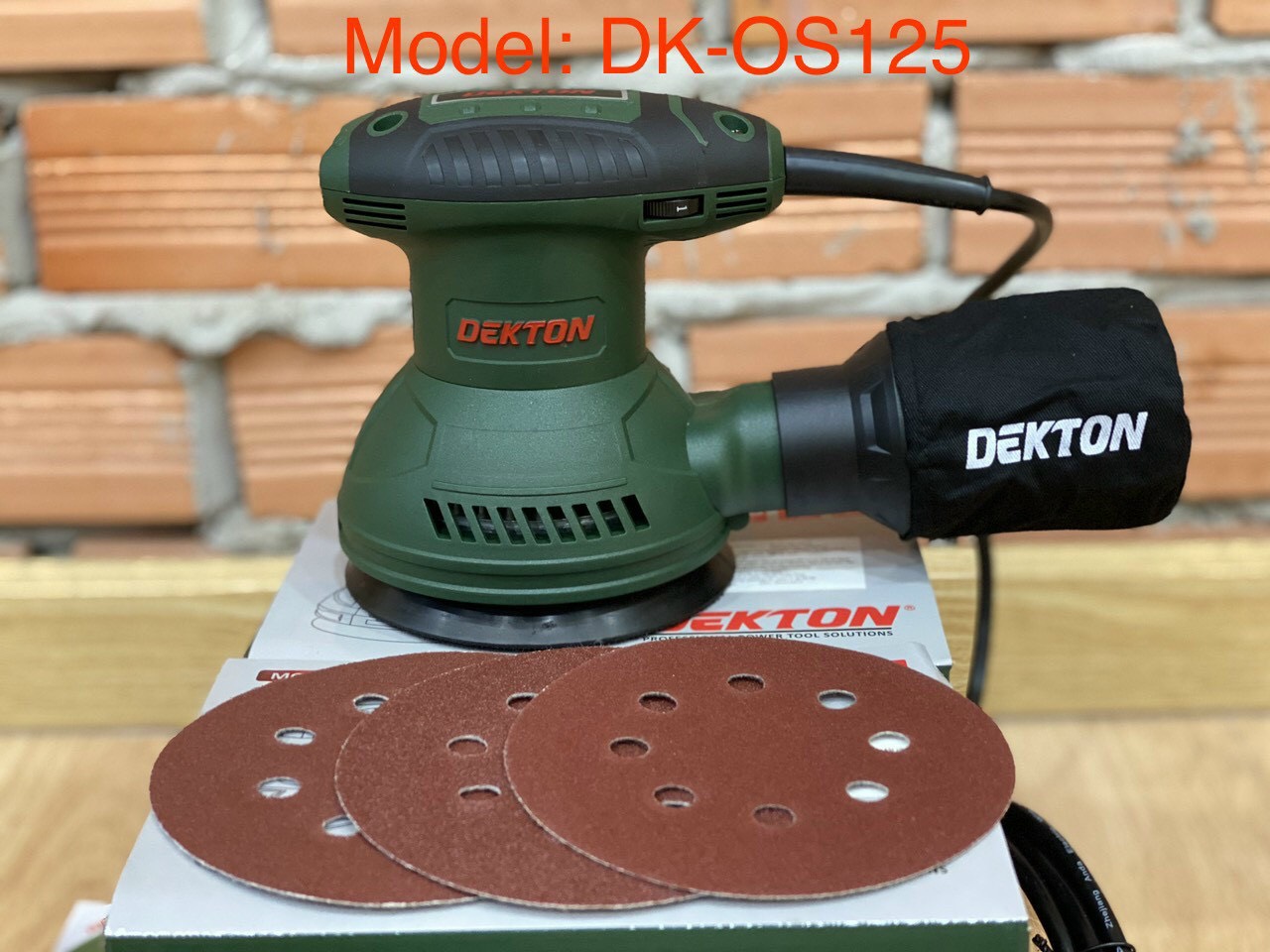 Máy Chà Nhám Tròn 450W Dekton DK-OS125