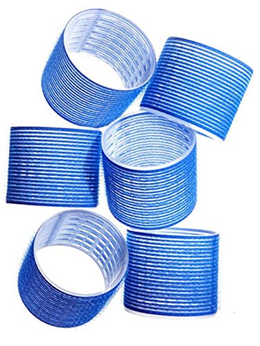 PACK OF 6 VELCRO HAIR ROLLERS AND CURLERS. 
