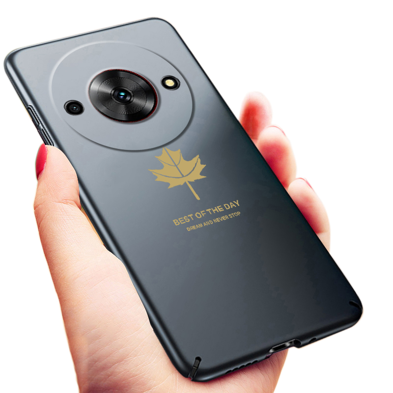 For ZTE Blade A75 5G Nubia Focus Case Soft Silicone Maple Leaf Shape for ZTE Nubia Focus Blade A75 5G Back Cover. 