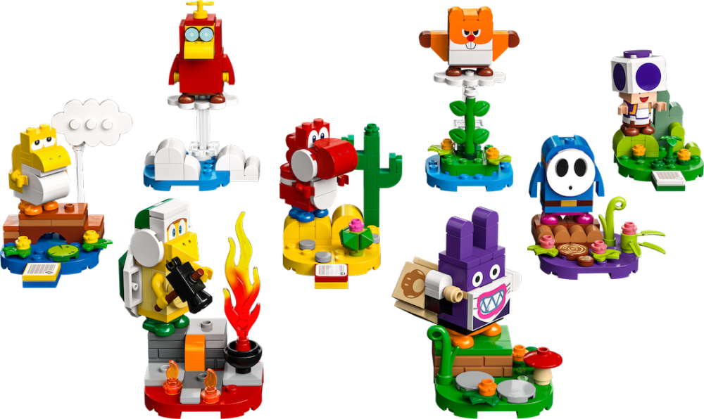 【Official】 LEGO 71410 Super Mario Character Packs - Series 5 (Full set of 8) 6+