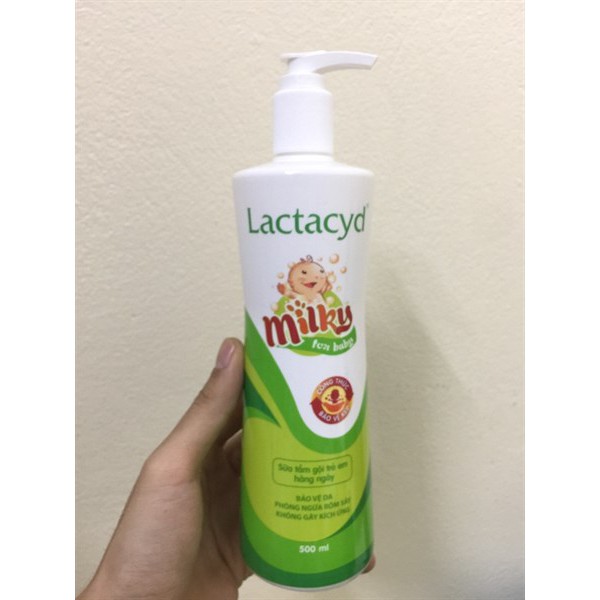 Sữa tắm lactacyd milky 500ml/250ml - VUBABY