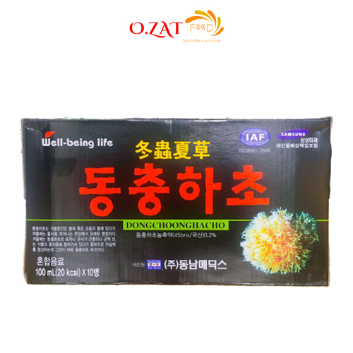 [HCM] 10 chai nước đông trùng hạ thảo Hàn Quốc (100ml)