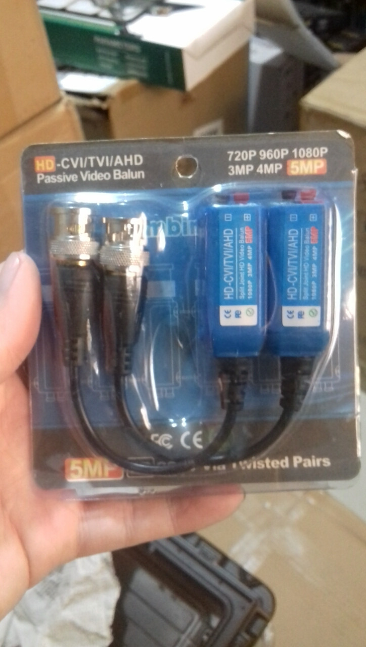 Balun Camera HD-CVI/TVI/AHD, Hỗ Trợ Đến Camera 5.0MP