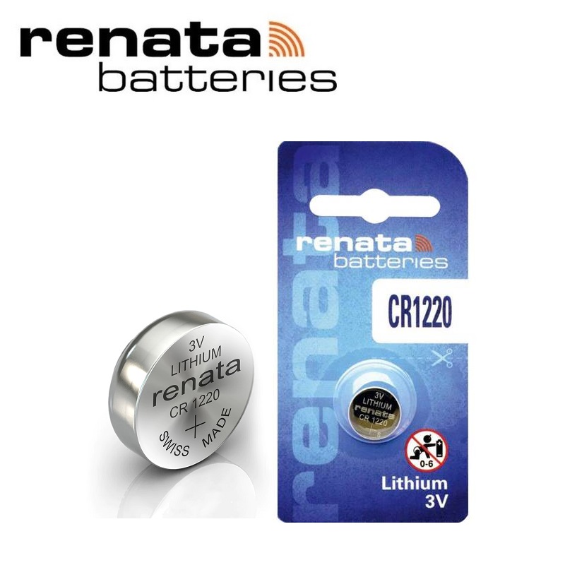 CR1220 Renata 3 Volt Lithium Coin Cell Battery