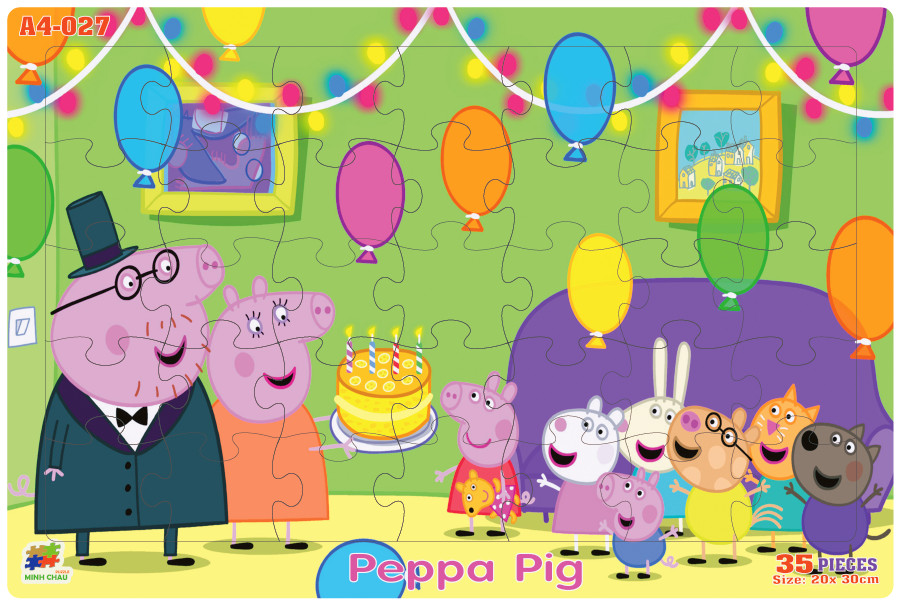 Tranh ghép hình 35 mảnh / peppa big
