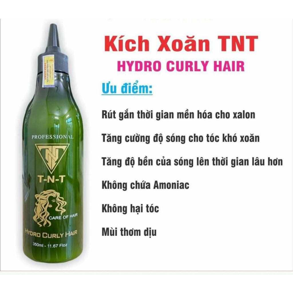 Kích xoăn tóc TNT Hydro Curl Hair 350ml