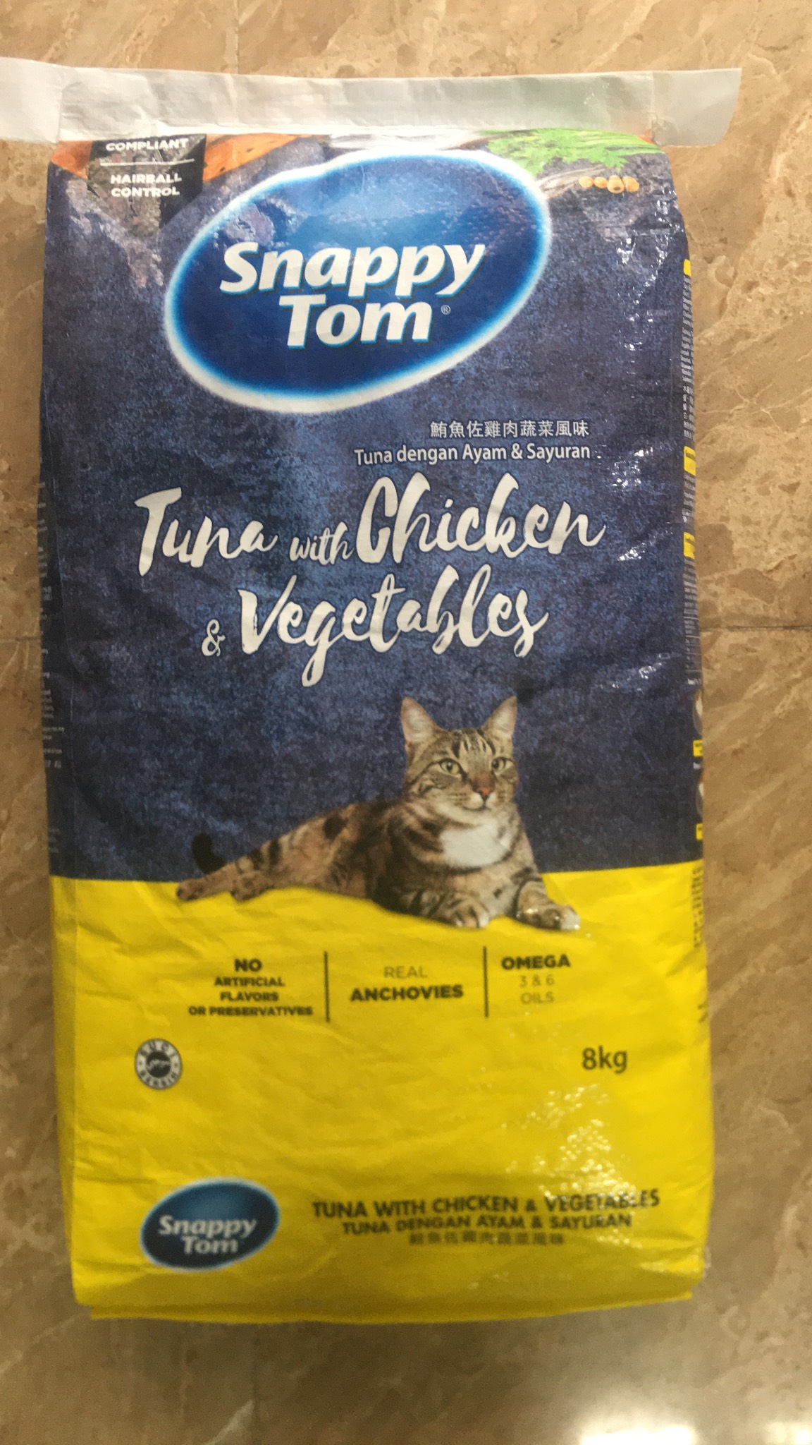 Hạt cho mèo SNAPPY TOM bao 8KG