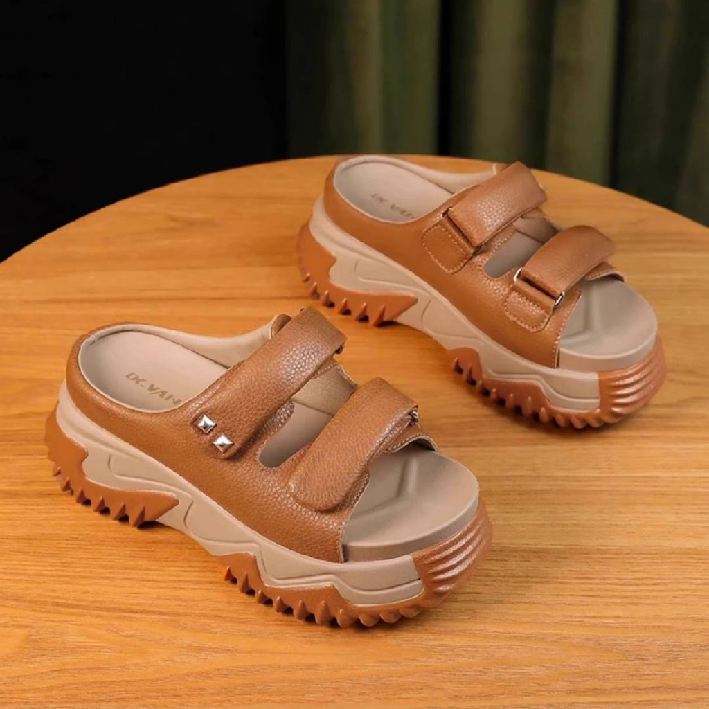 Starry dép sandal nữ dép quai hậu nữ dép nữ đế cao dép bánh mì 2023new 060514
