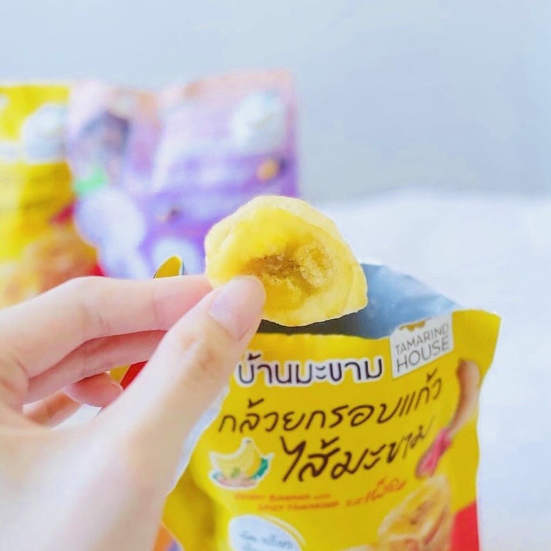 Chuối sấy kẹp me Thái Lan dạng gói 90g
