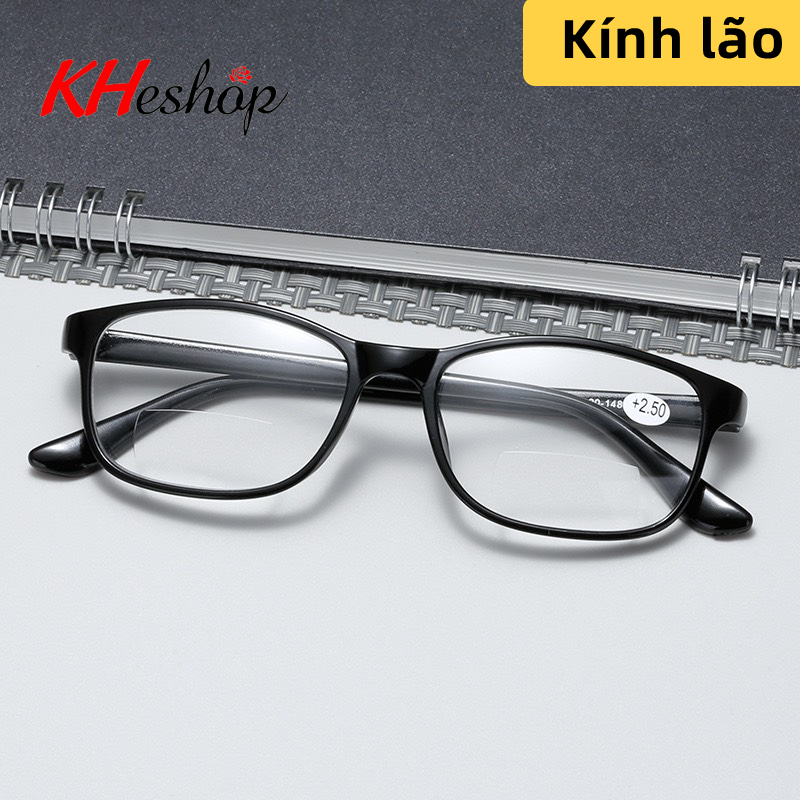 Kính Lão Đọc sách 2 tròng cho người cao tuổi trung niên siêu tiện dụng một chiếc kính 2 công dụng mã Y3030 - kheshop