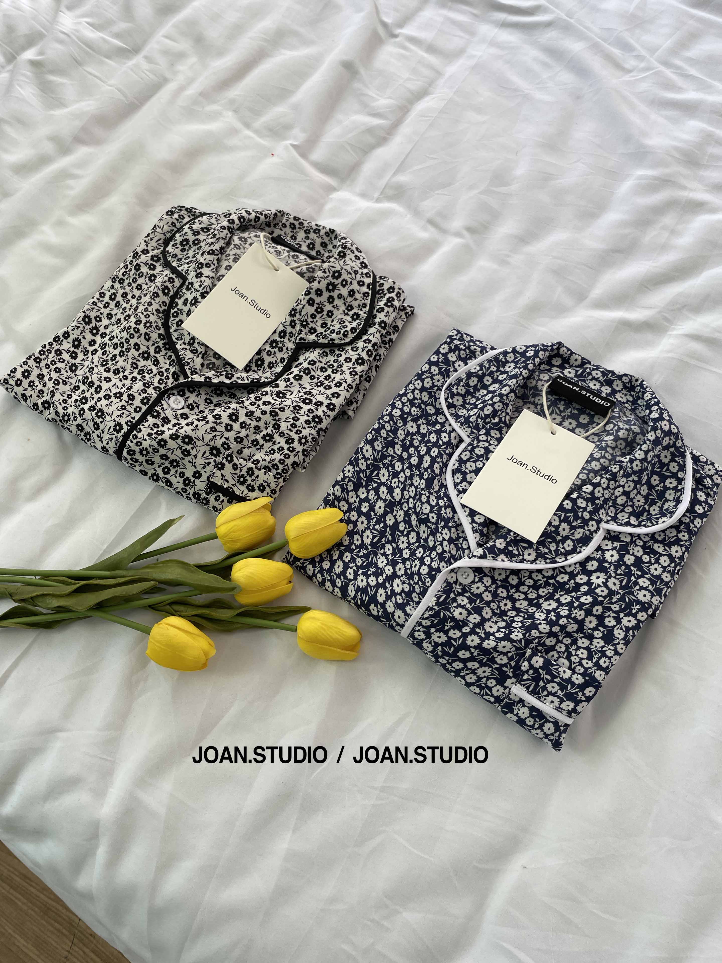 [HOA NHÍ PYJAMA] - Set Đồ Ngủ Nữ - Đồ Mặc Ở Nhà chất liệu lụa tơ Hoa Nhí