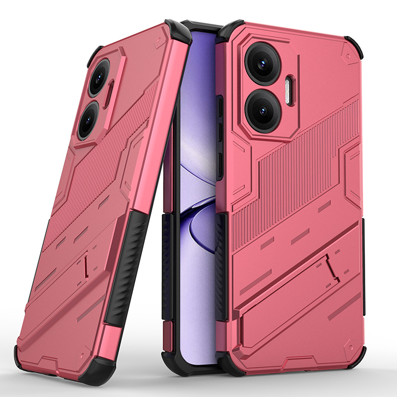 Xiaomi Redmi Turbo 4 Pro/Xiaomi Poco F7 Case with Kickstand, Military-Grade Shockproof Ultra-Thin Slim Fit Hard Cover for Xiaomi Redmi Turbo 4 Pro/Xiaomi Poco F7.