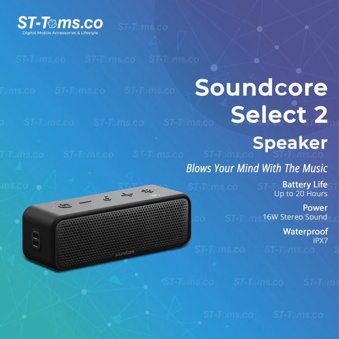 Anker Soundcore Select 2 Portable Speaker Bluetooth NFC With Mic A3125 |  Lazada Indonesia