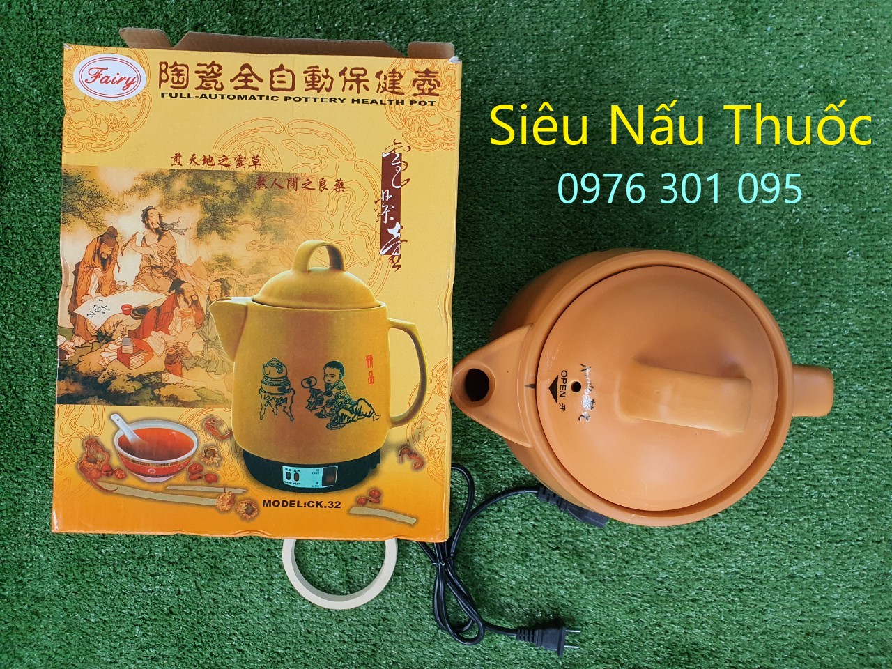 SIÊU NẤU THUOC - ẤM NẤU THUOC BẮC 3.2L