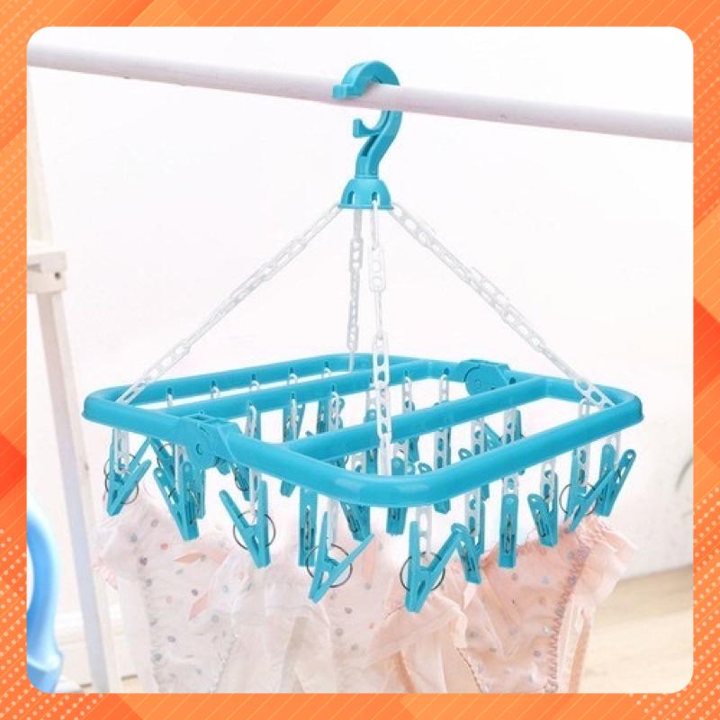 Móc phơi quần áo 32 kẹp móc phơi đồ giá sỉ