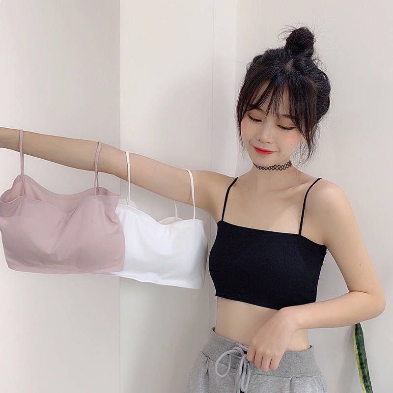 Áo Bra Đúc Su Trơn Quây 2 Dây