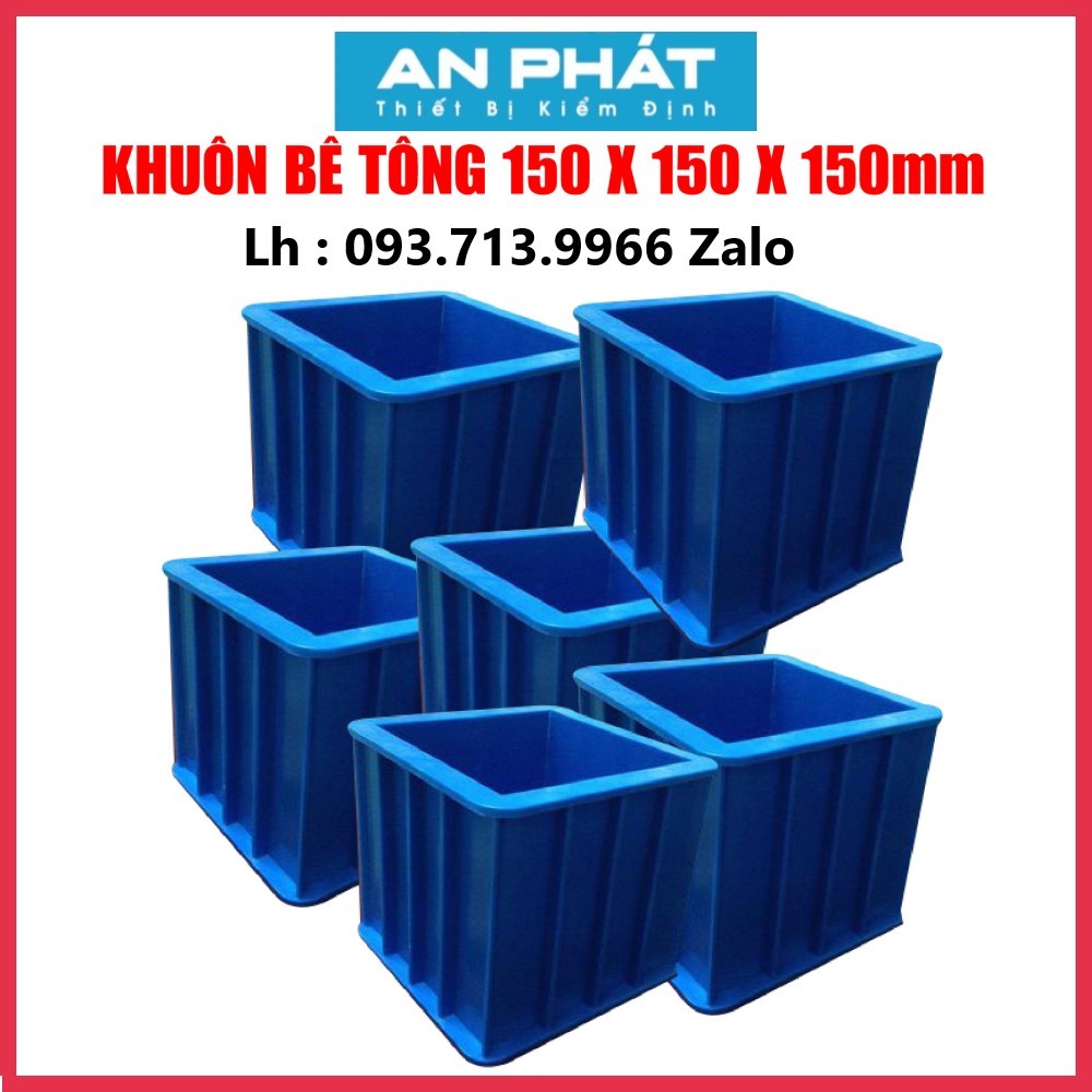Khuôn bê tông, Khuôn đúc mẫu bê tông lập phương 150 bằng nhựa cao cấp loại tốt chính hãng