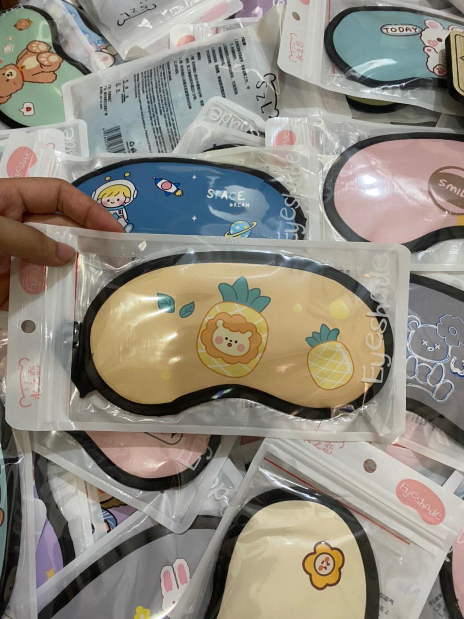 Bịt Mắt Ngủ Có Gel Mát Mắt Thư Giãn Dày - Loại 1
