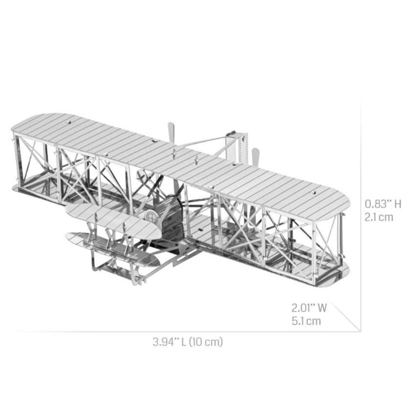 Sanhe làm bằng tay đồ chơi kim loại máy bay 3D mô hình kim loại Mẫu xếp hình 3D sáng tạo