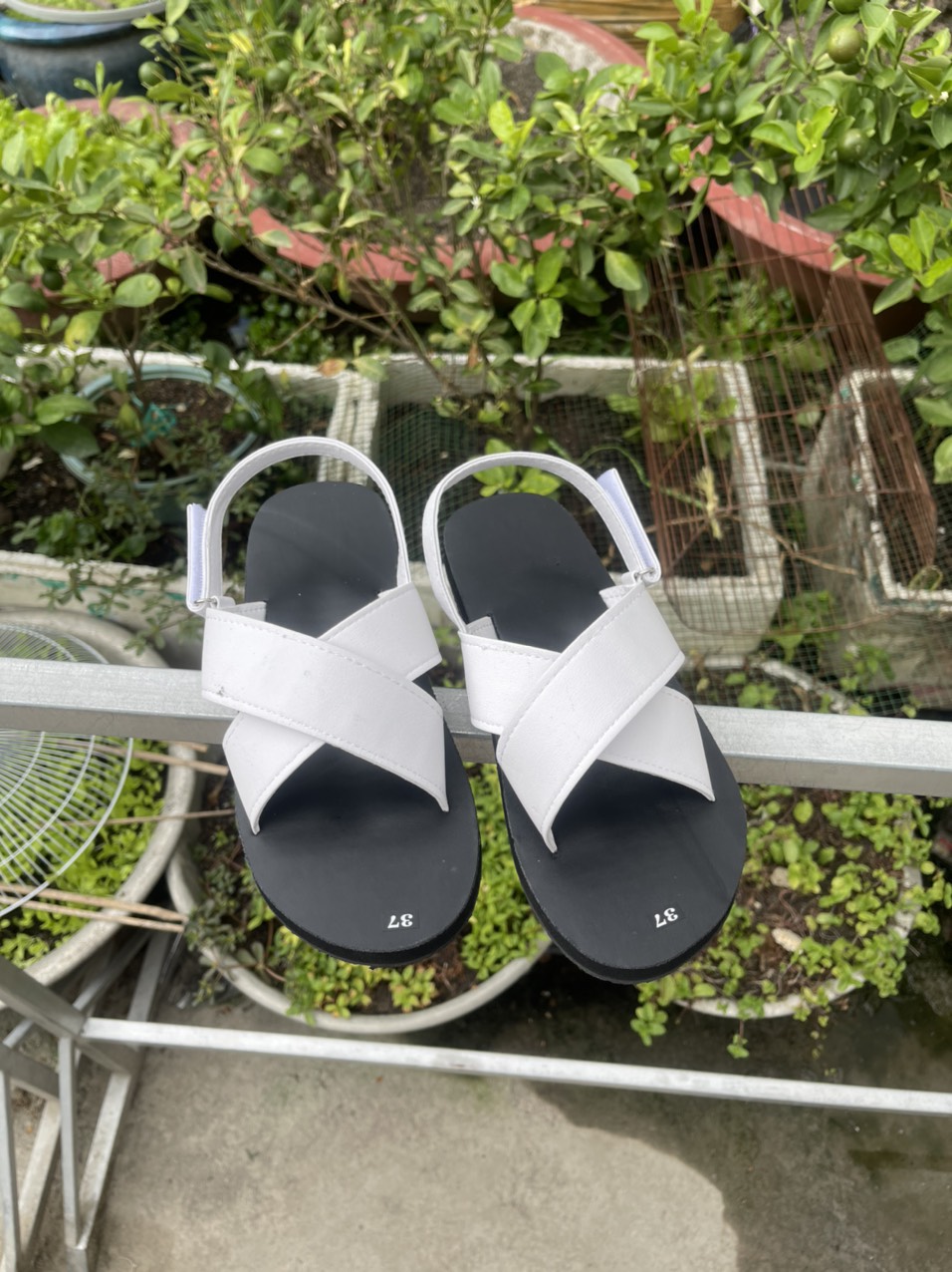 Sandal quai chéo nữ