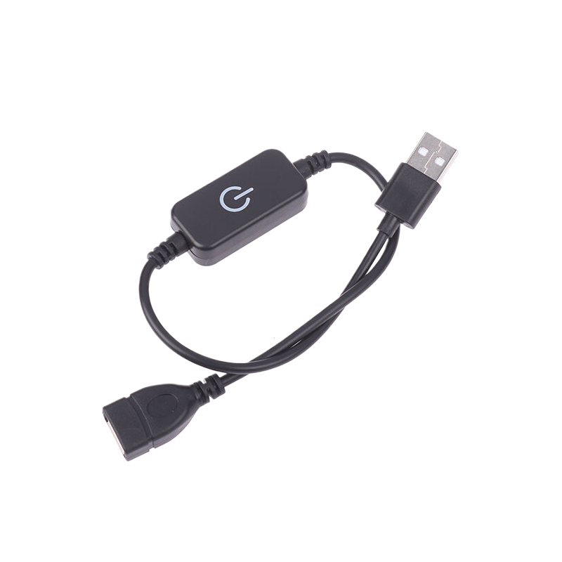 DC 5V USB LED Inline Touch Dimming Switch 30CM ON Off Button Extension ...