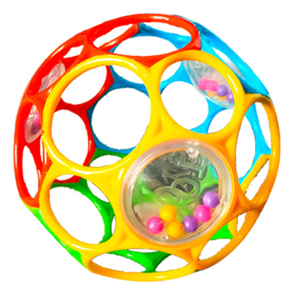 Grasping Soft Ball Educational Toy Hand Shake Bright Starts Oball Soft Hand Bell