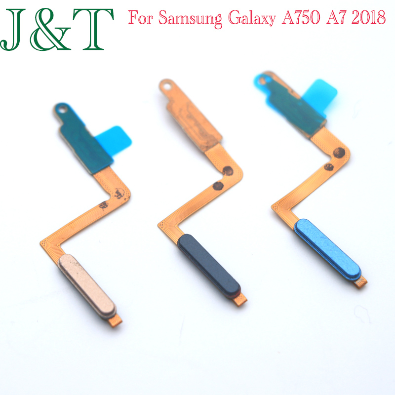 NEW 【Too much love!】For Samsung Galaxy A750 A7 2018 A750F Fingerprint touch ID sensor Finger Power Switch on Off Side Button Key Flex Cable. 