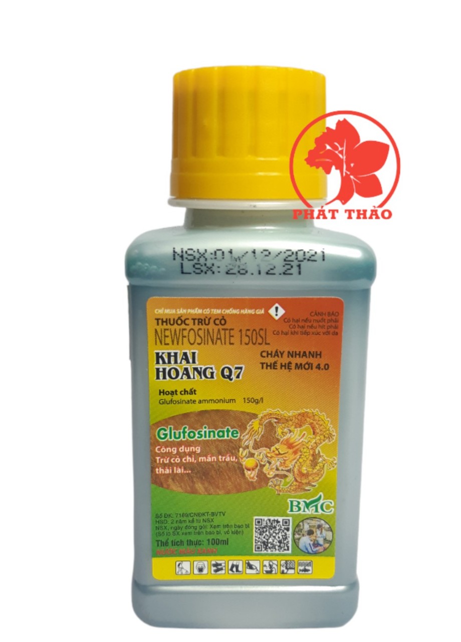 Thuốc diệt cỏ khai hoang q7 - chai 100ml
