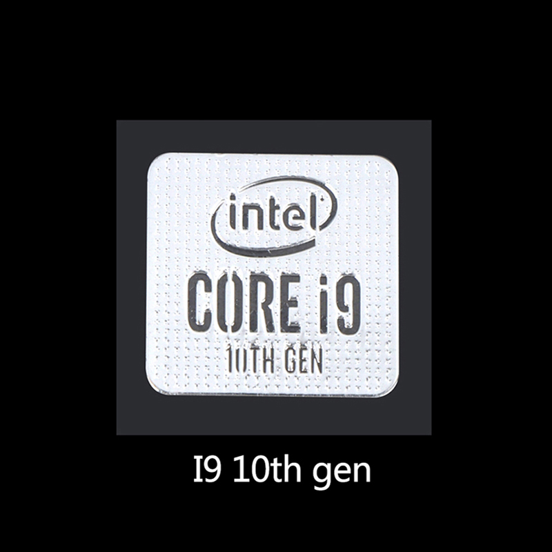 10th Generation Intel Core i9 i7 i5 i3 CPU Metal Sticker Laptop Logo Sticker NMGM. 