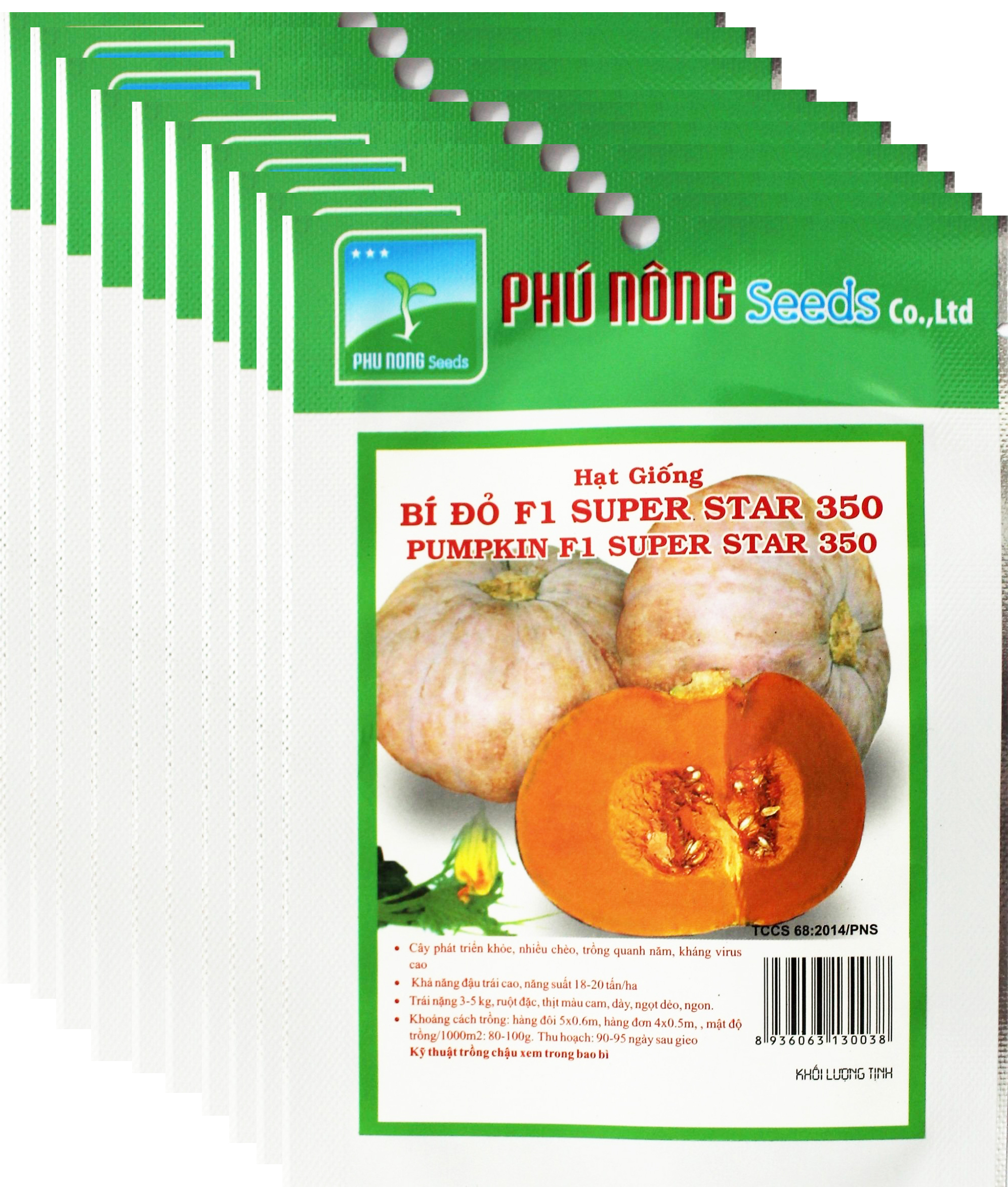 [HCM]Hạt giống Bí đỏ F1 Superstar 350 - 2g