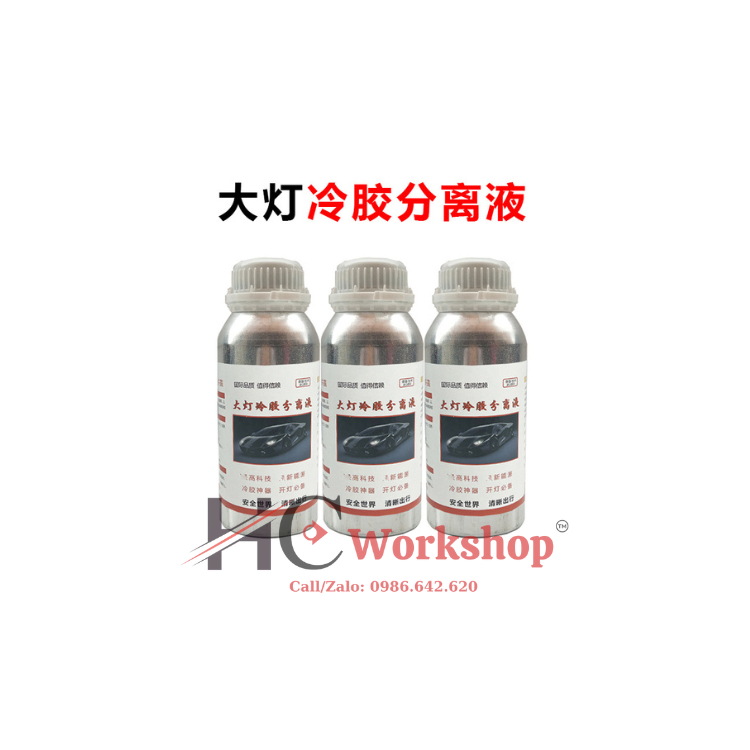 Dung dịch tách keo chết pha đèn ô tô , xe máy