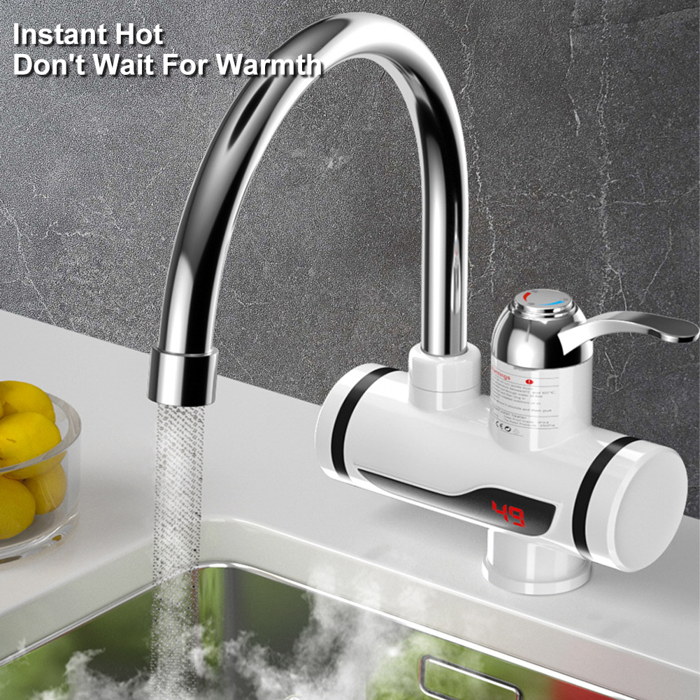 EG【Ready Stock】220V 3000W Electric Heating Water Tap Instant Hot Water