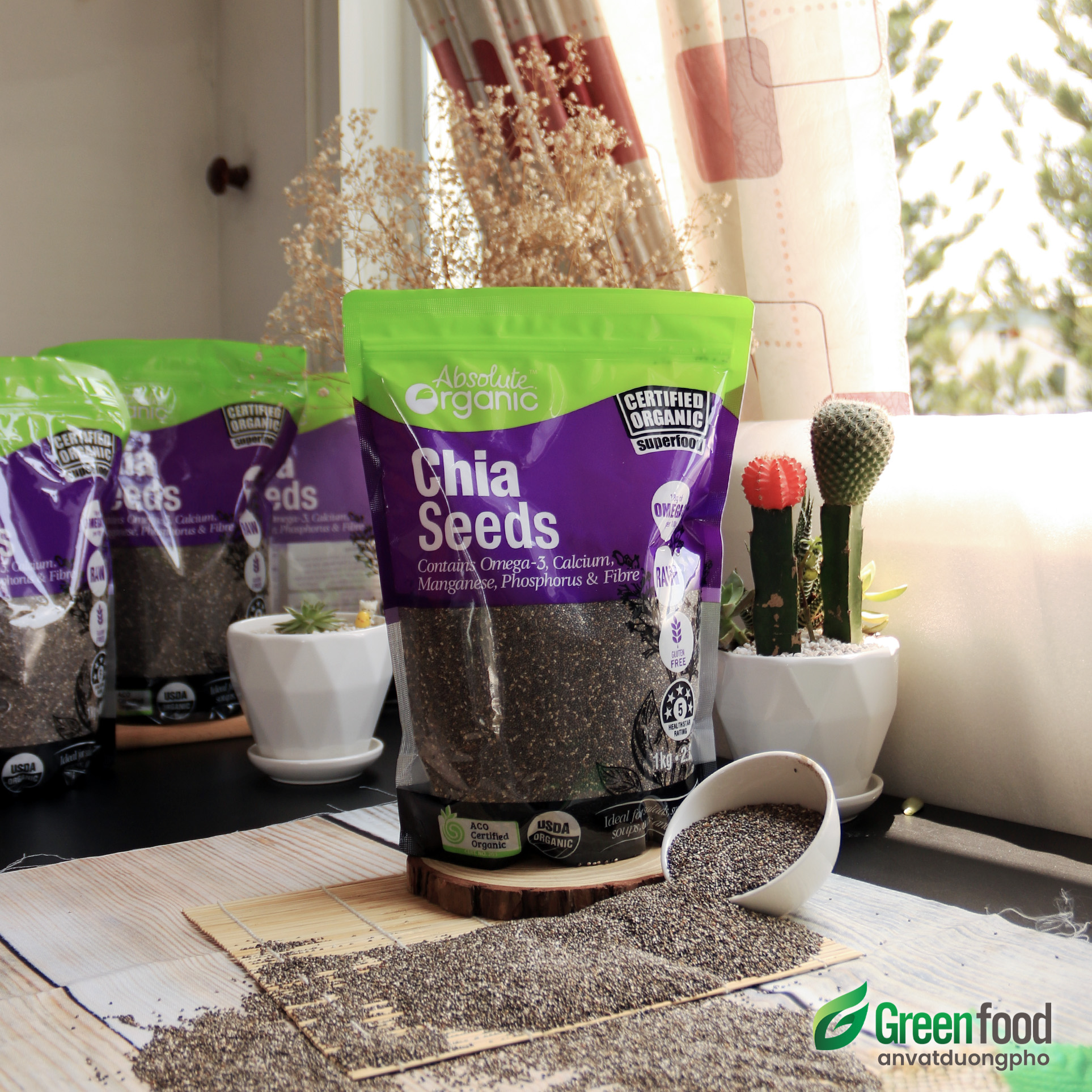 HẠT CHIA ÚC TÍM (Absolute Organic)