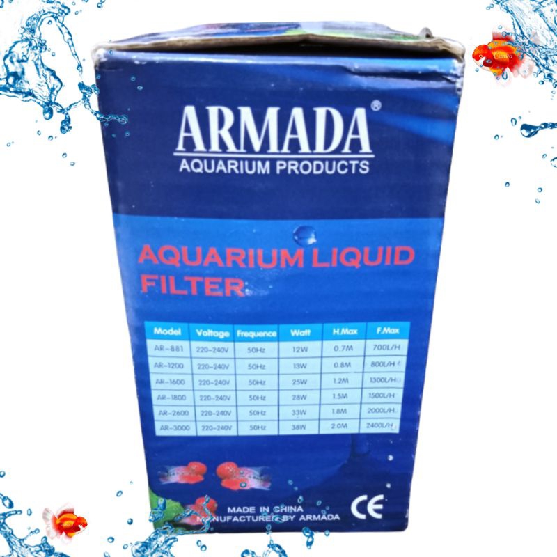 Pompa aquarium kolam kecil ARMADA AR 1200