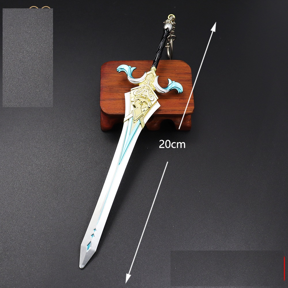 Mô hình móc khóa kiếm Tế Lễ Genshin Impact 20cm