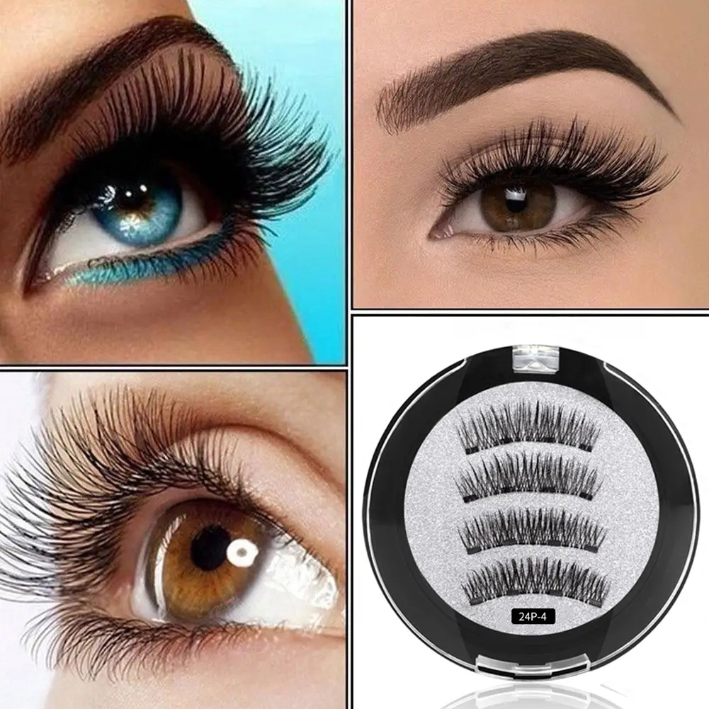 Kuying%20Fashion%202%20Pairs%20Magnetic%20Eyelashes%20False%20Lashes%20With%204%20Magnetic%203D%20reusable%20magnetic%20eyelashes%20Tweezers%20Set%20Portable%20Makeup%20Set%20Lash%20-%20Image%205