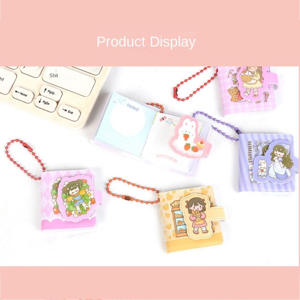 Mmluck Túi Smalll máy tính xách tay mini Mini Với Móc Khóa Túi Notepad Túi Notepad Xách Tay Văn Phòng Cung cấp trường học