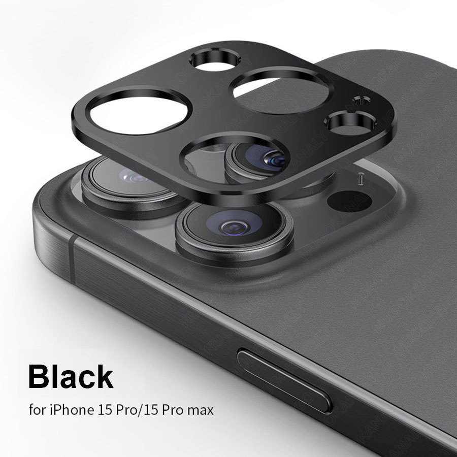 Metal Back Camera Lens Screen Protector for IPhone 15 Pro Max IPhone 15 Plus Rear Lens Film Guard