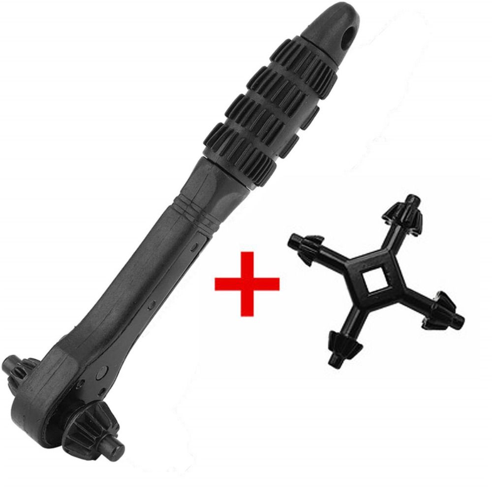 VALER Multifunction Drill Clamping Tool For Drill Bit Drill Chuck Key Ratchet Spanner Ratchet Wrench Universal Wrench Quick Ratchet Wrench
