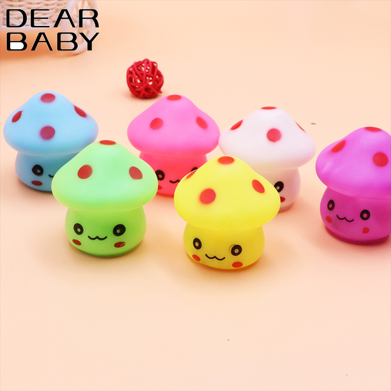 Led Colorful Mushroom Night Light For Romantic Atmosphere Energy Saving Light