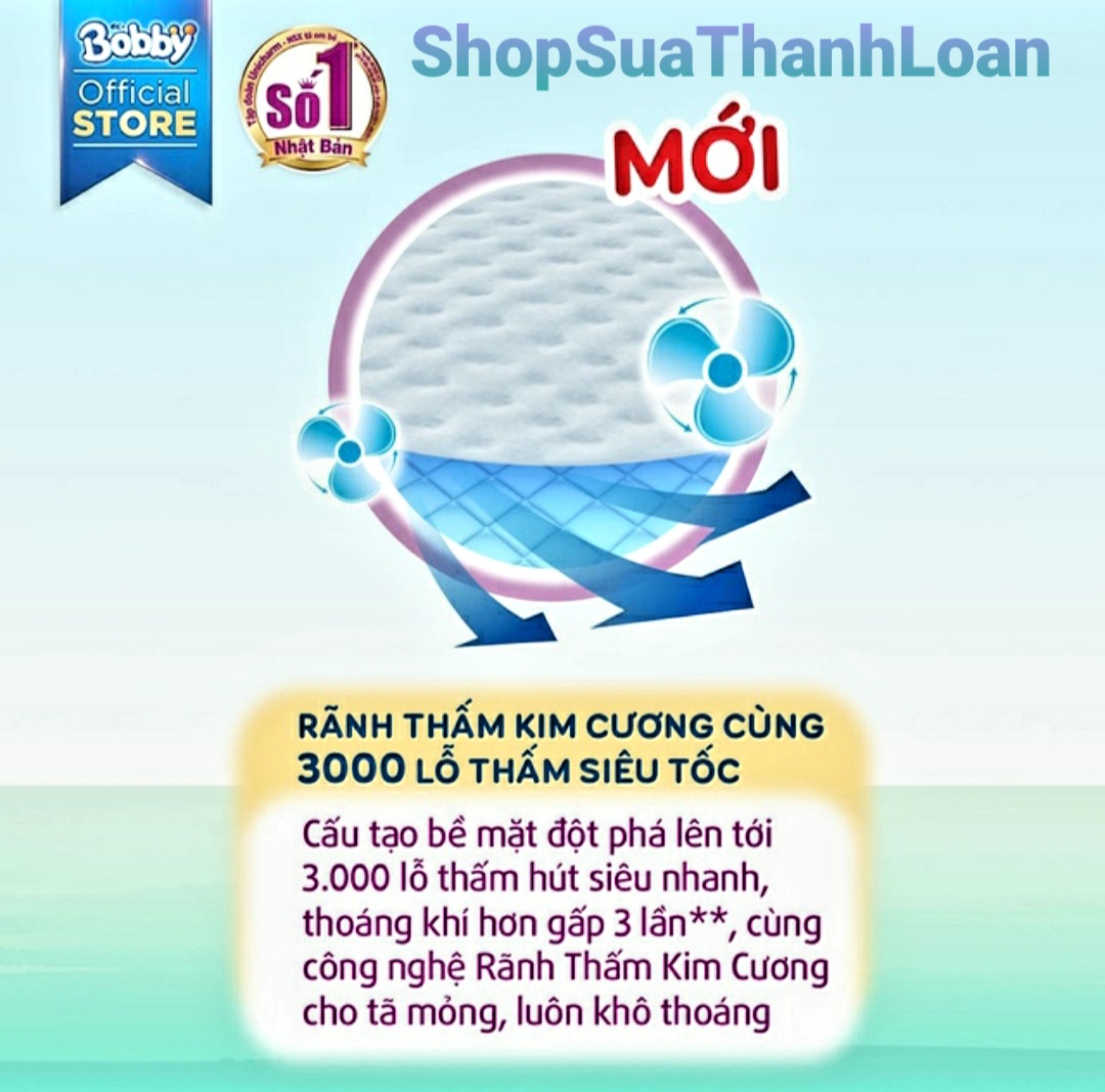 [Tặng 8 Miếng] Tã Quần Bobby Size M 76 Miếng