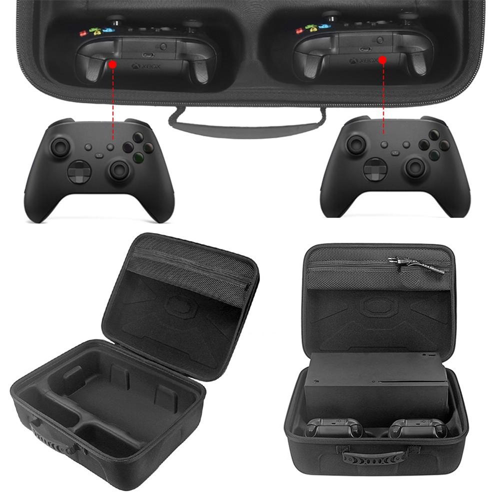Hard Carrying Case Game Controller Protective Bag Joystick Pouch For Xbox Series X Game Console Travel Controllers Storage Bag
