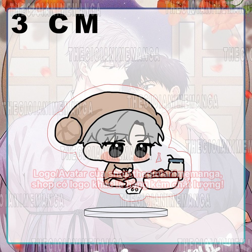 Mô hình Standee in hình PASSION BL manhwa chibi trang trí xinh xắn đáng yêu
