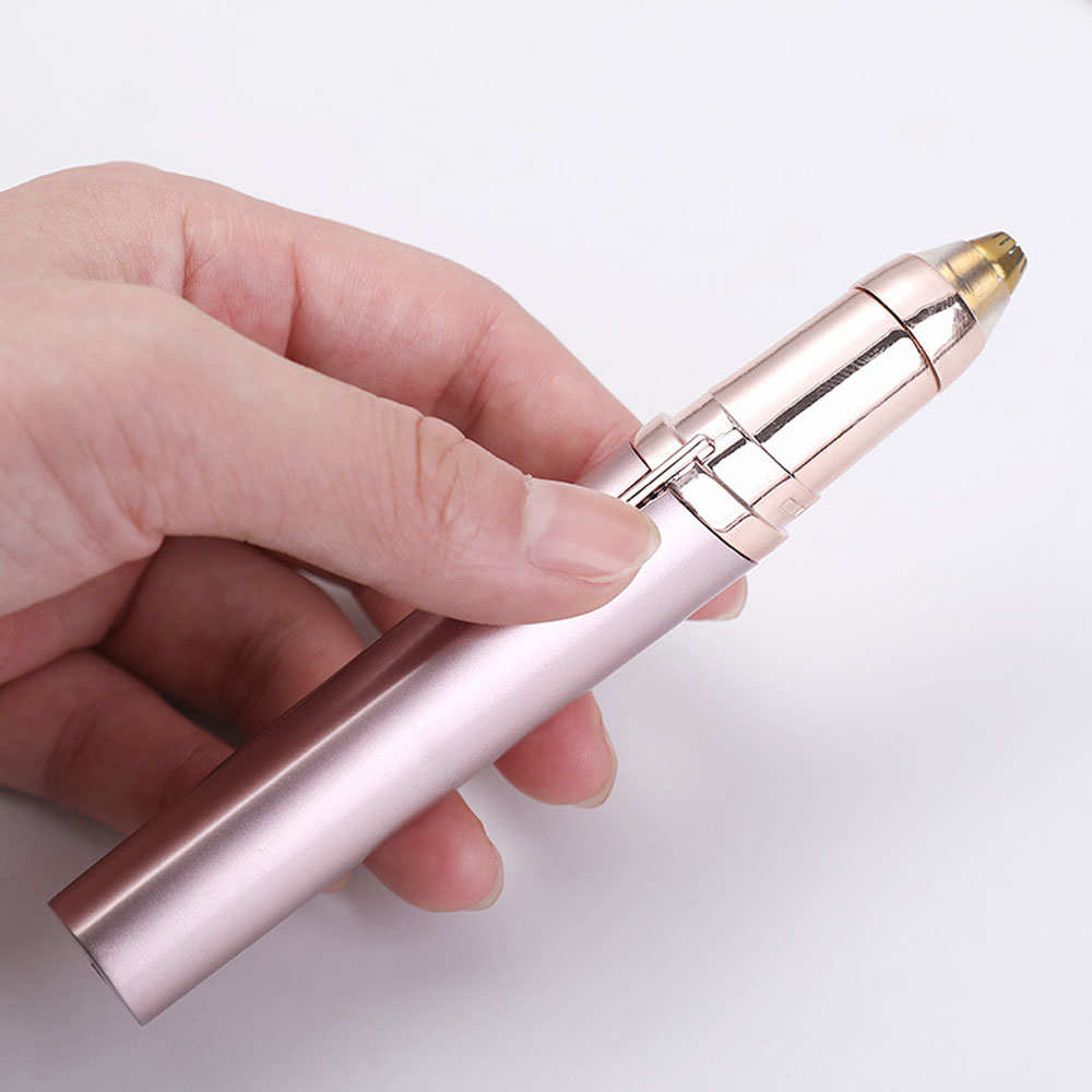 Women Electric Eyebrow Trimmer Security Hair Removal Eye Brow Epilator Mini Shaper Shaver Painless Razor Facial Hair Remover - Nose & Ear Trimmer - AliExpress. 