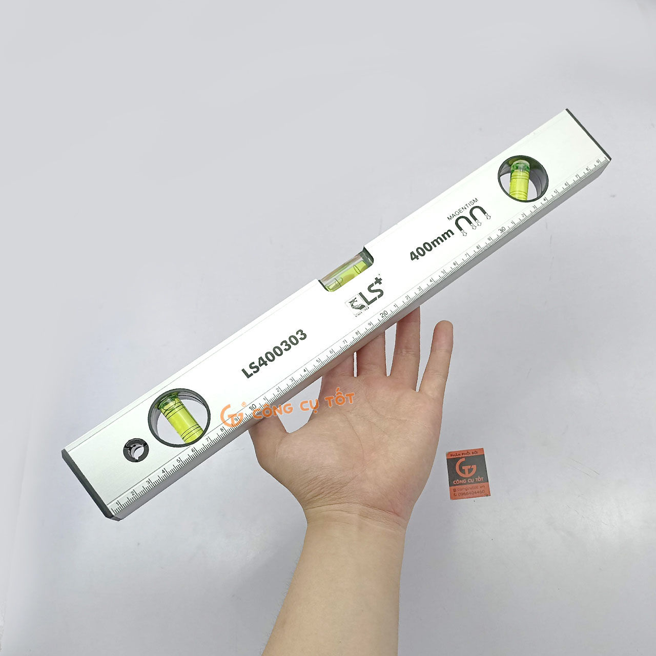 Thước thủy LS+ có đế nam châm size tùy chọn