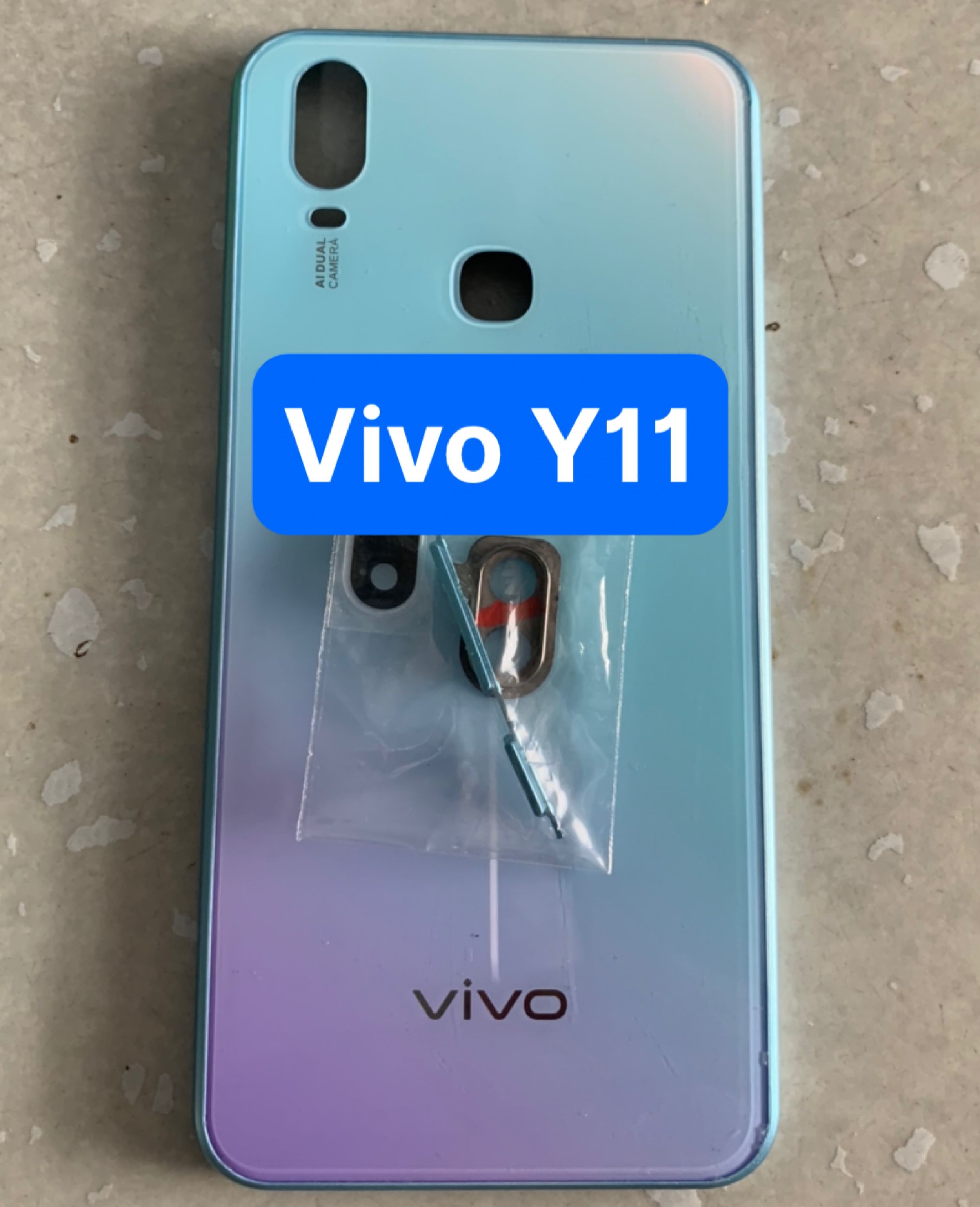 lưng vỏ zin vivo Y11 (kèm khay sim)